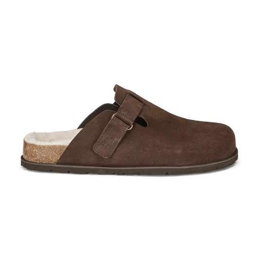 Shepherd Hilma Slippers Brown Suede