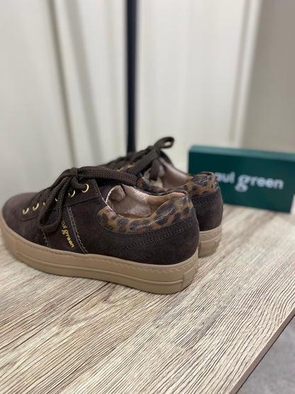 Paul Green Leo Plissee Sneaker Brown