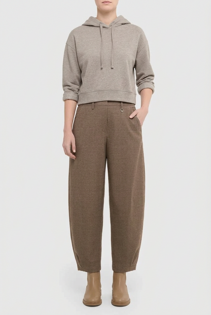 MAC Tilda Pull-on Trousers Terra Check