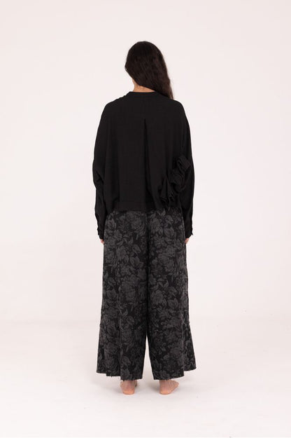 Sanctamuerte Short Over Shirt S184 Black