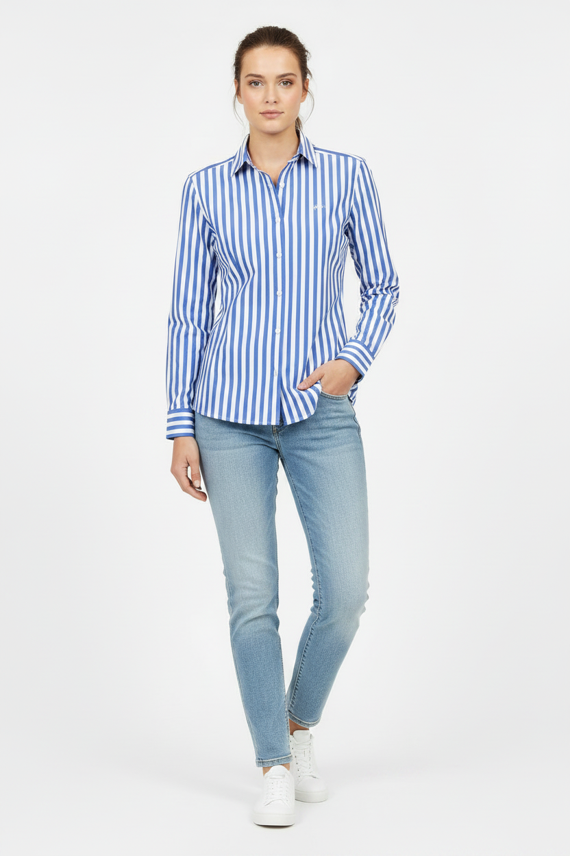 HV Polo Georgia Blouse Royal Blue