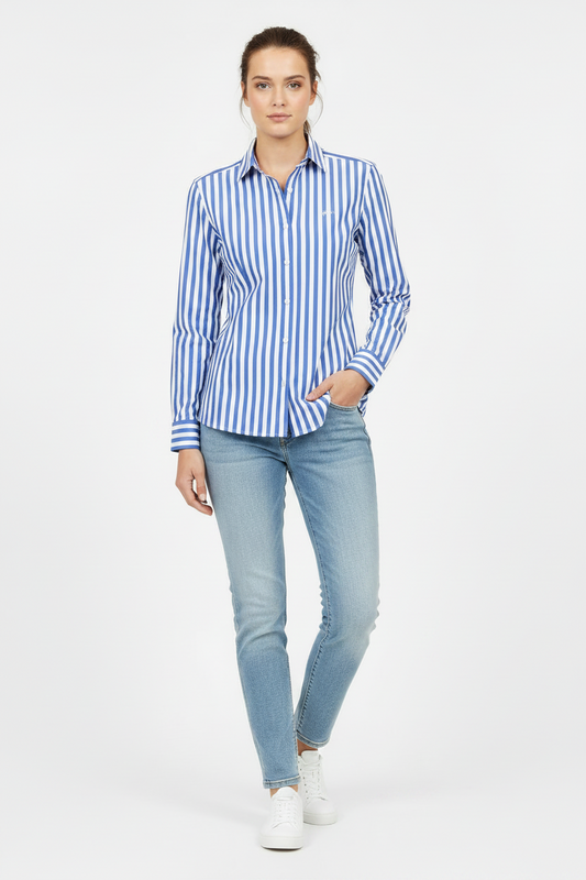 HV Polo Georgia Blouse Royal Blue