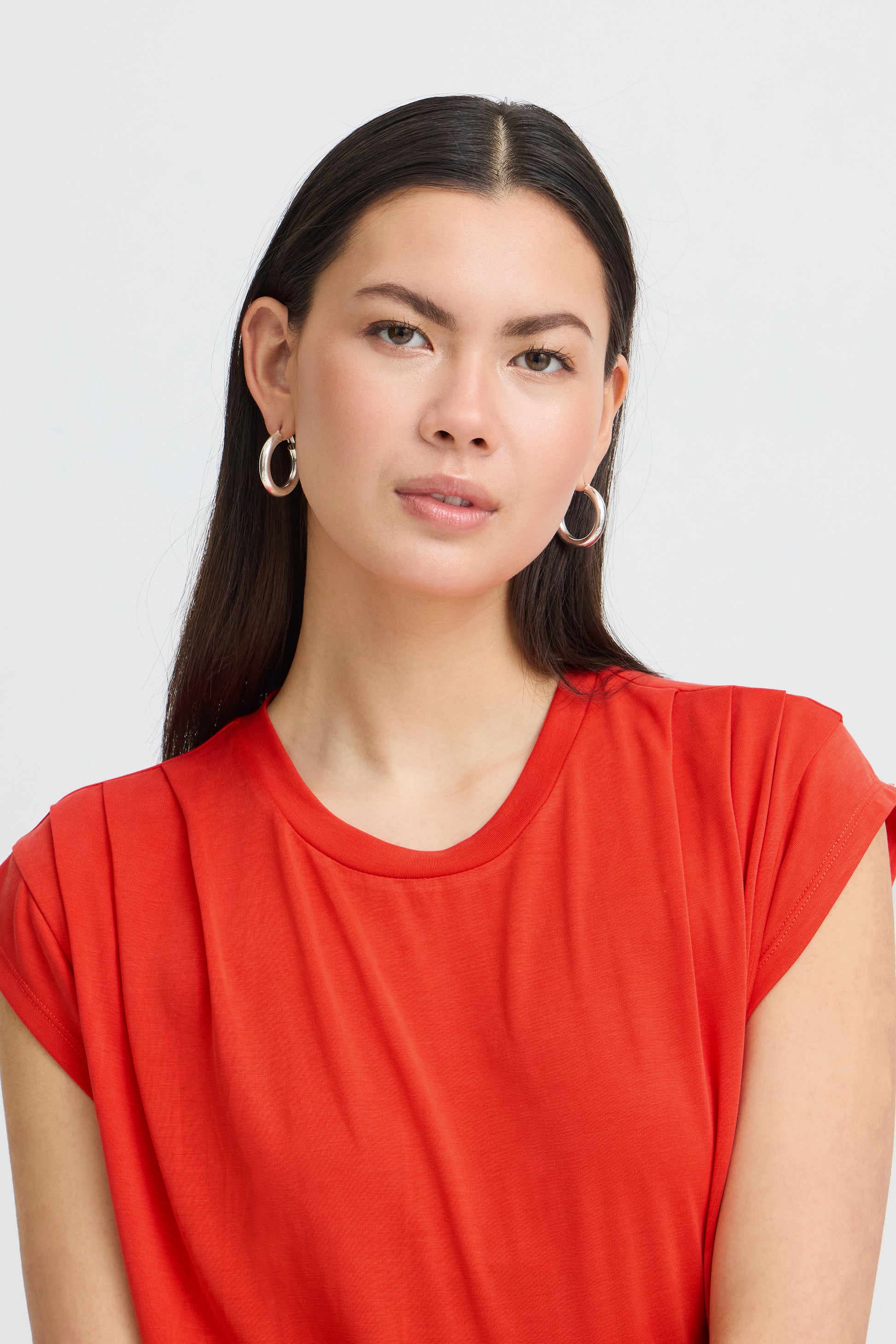 Ichi IHLisken T-shirt Fiery Red