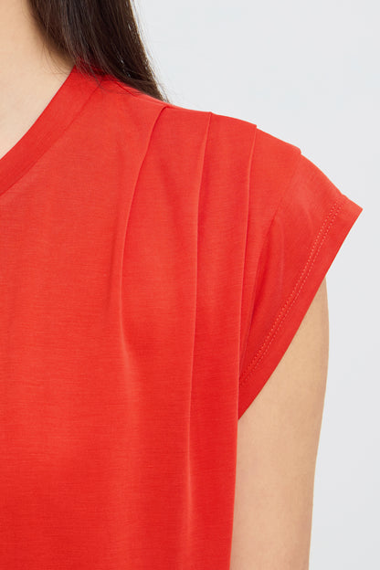 Ichi IHLisken T-shirt Fiery Red