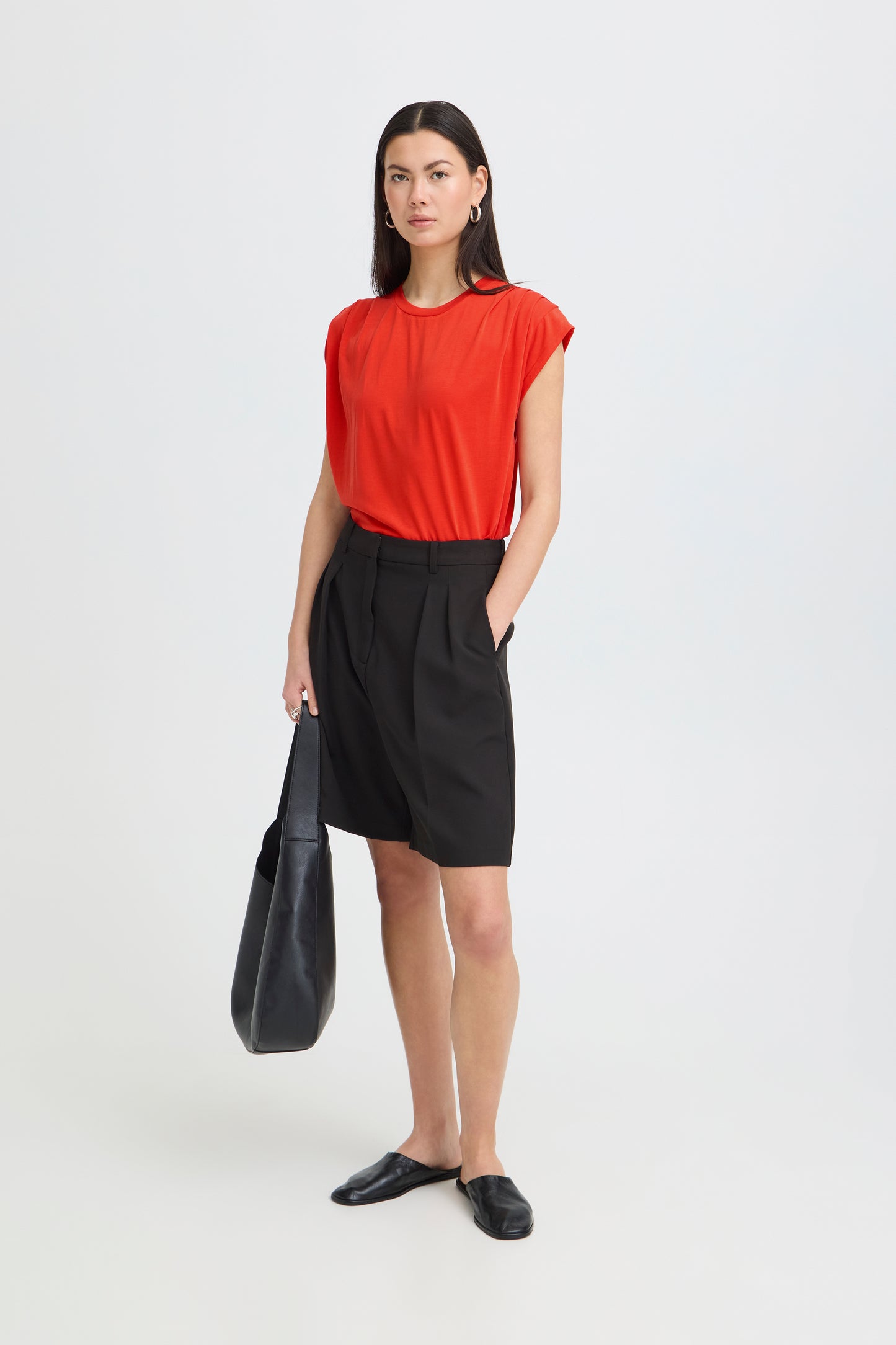 Ichi IHLisken T-shirt Fiery Red