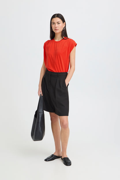 Ichi IHLisken T-shirt Fiery Red
