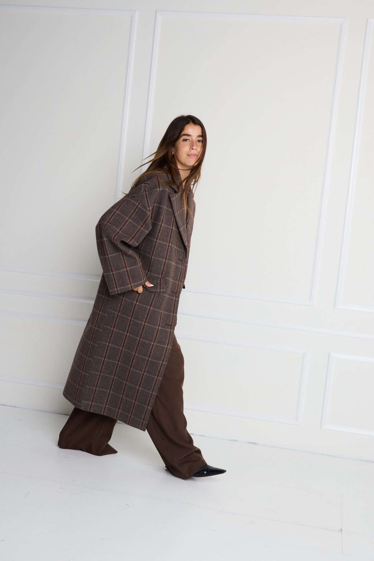 Ichi Emmalu Jacket Cocoa Brown