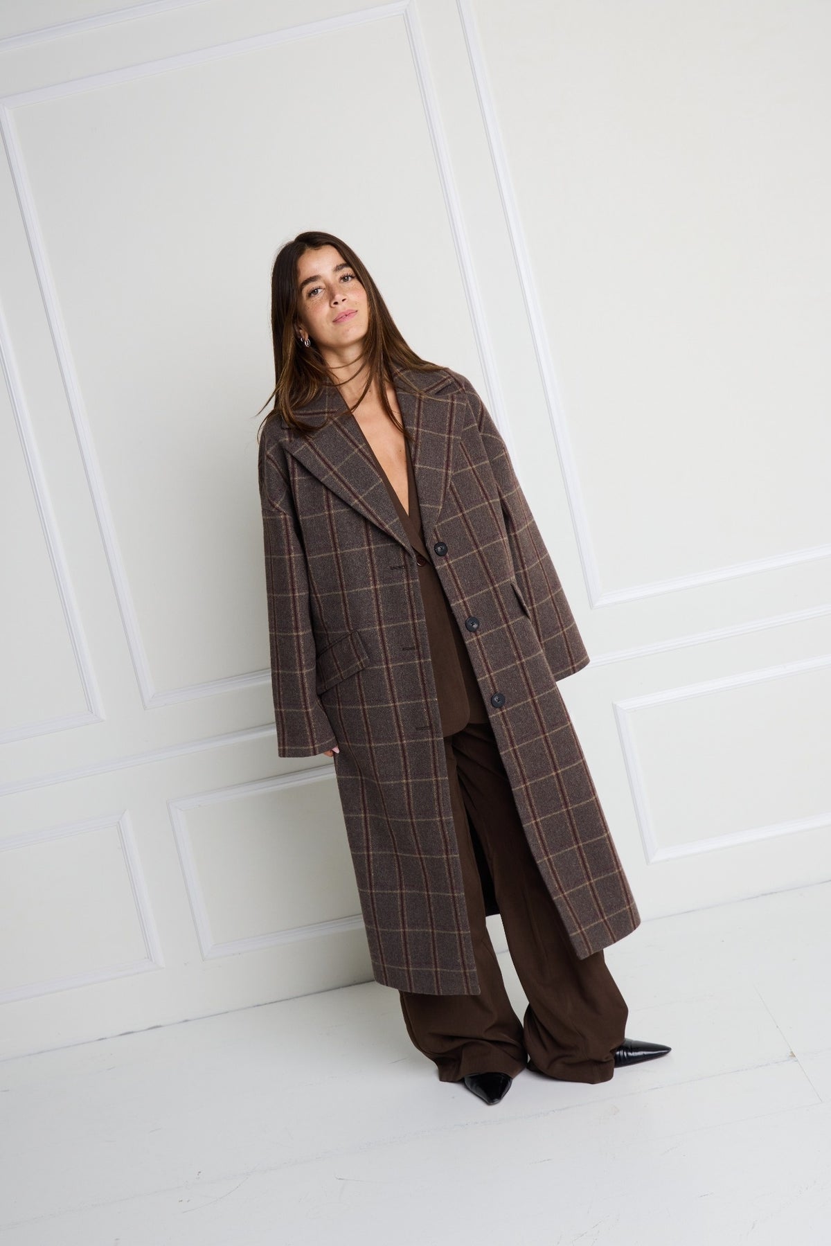 Ichi Emmalu Jacket Cocoa Brown