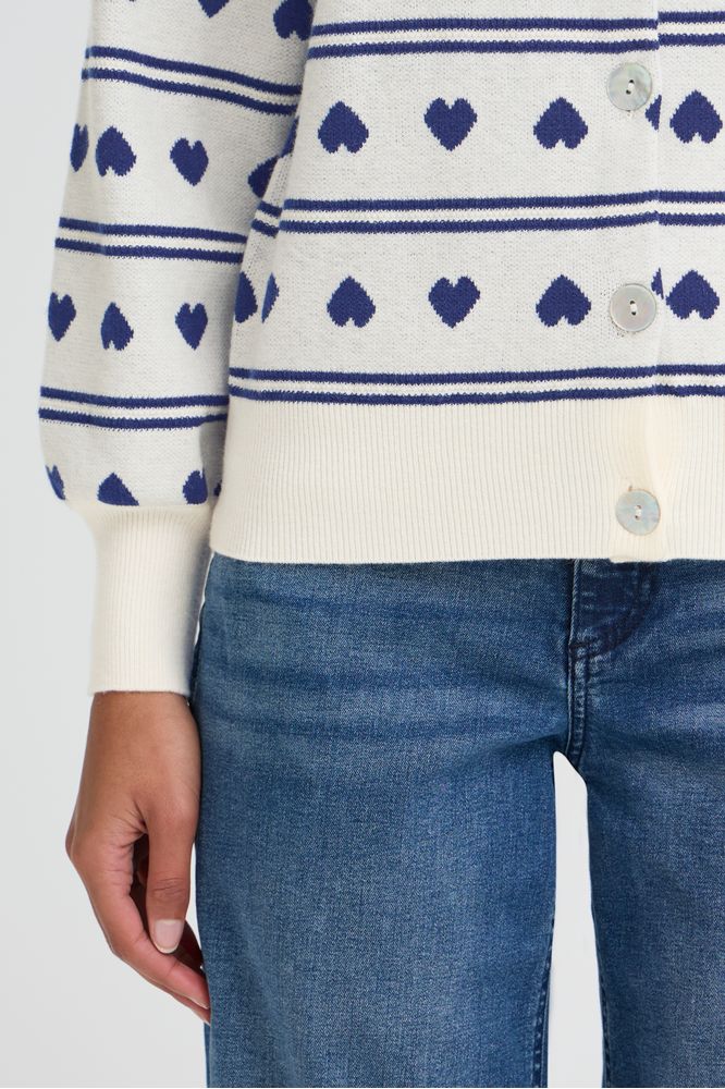 Ichi IHBrielle Cardigan Birch