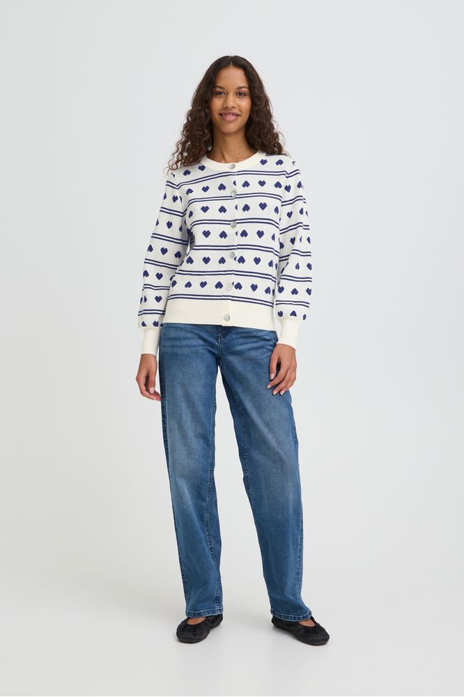 Ichi IHBrielle Cardigan Birch
