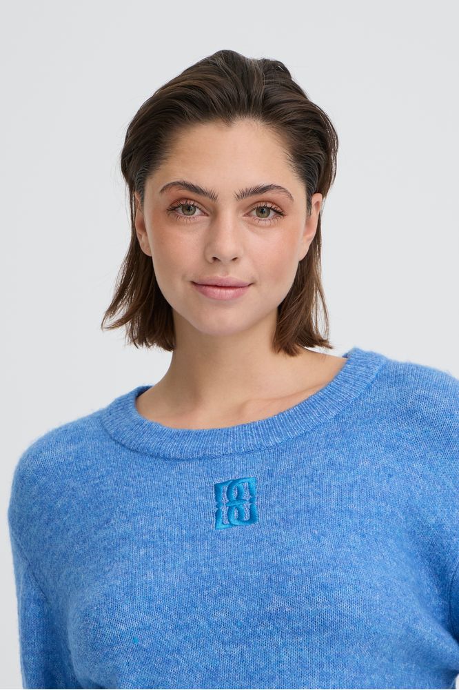 Ichi IHBaling Pullover Nebulas Blue Melange