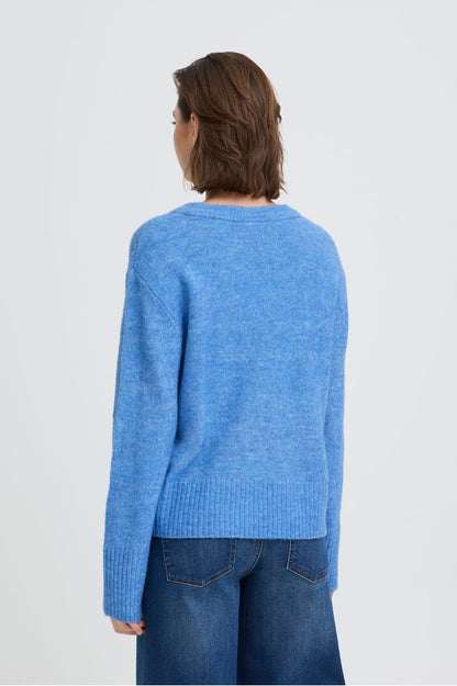 Ichi IHBaling Pullover Nebulas Blue Melange