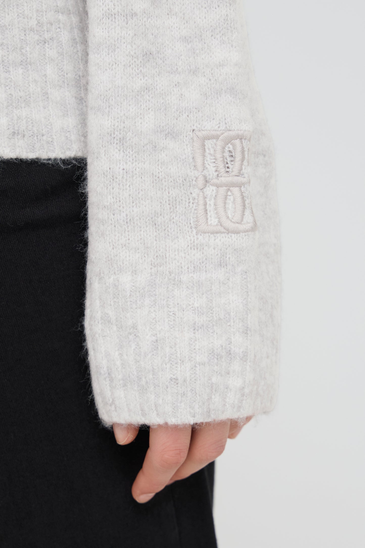 Ichi IHBaling Cardigan Light Grey Melange