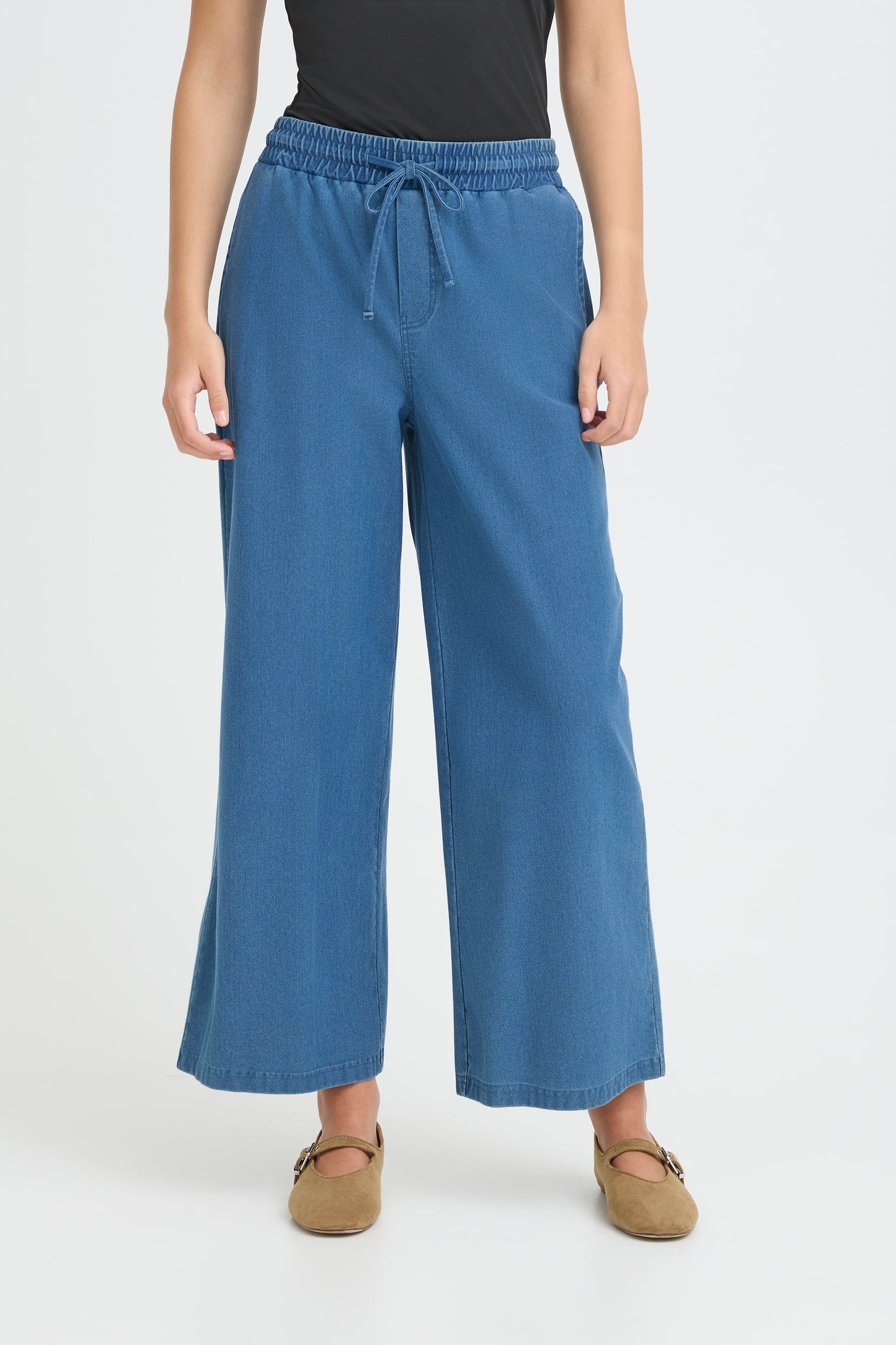 Ichi IHKate Denim Trousers Denim Blue