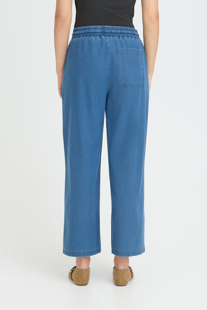 Ichi IHKate Denim Trousers Denim Blue