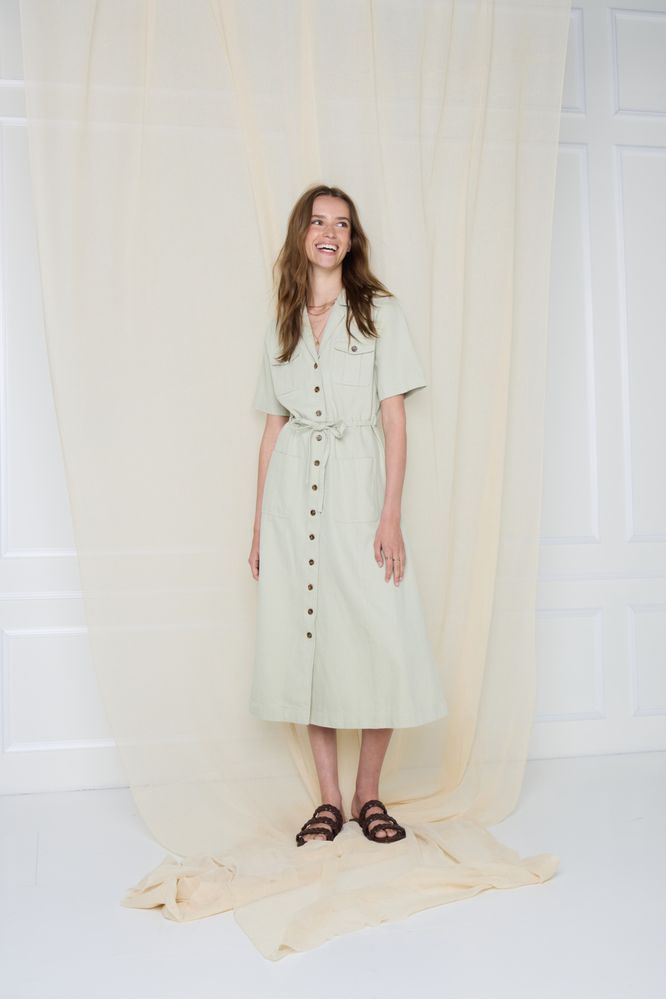 Atelier Rêve Kunis Dress Celadon Tint