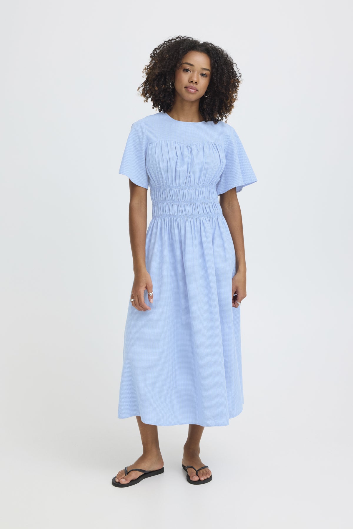 Ichi IHGwenda Dress Check