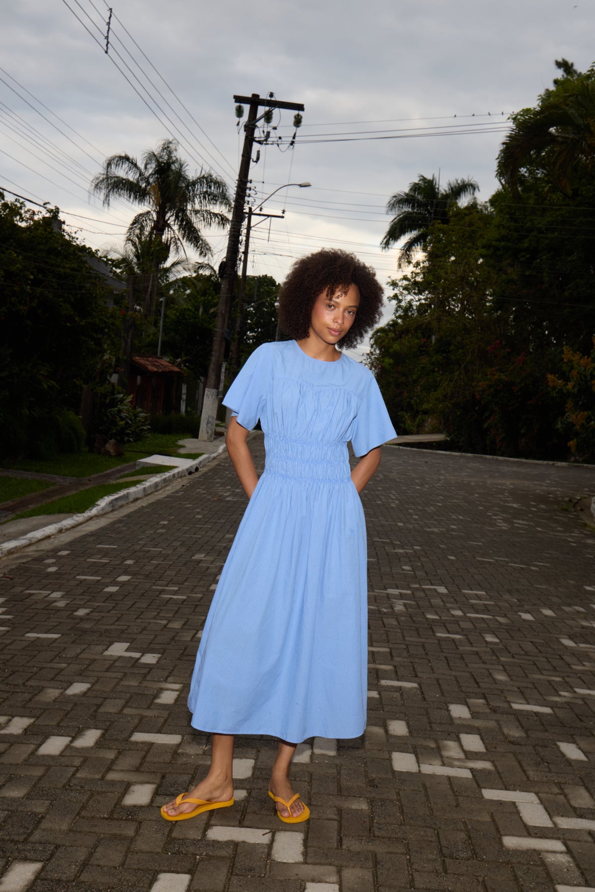 Ichi IHGwenda Dress Check