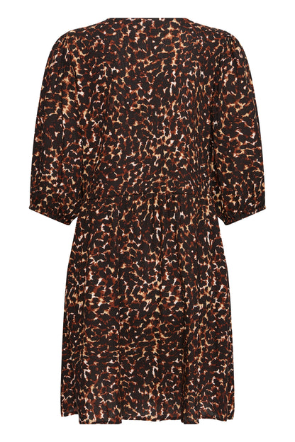 Ichi IHMarrakech Dress Leoprint