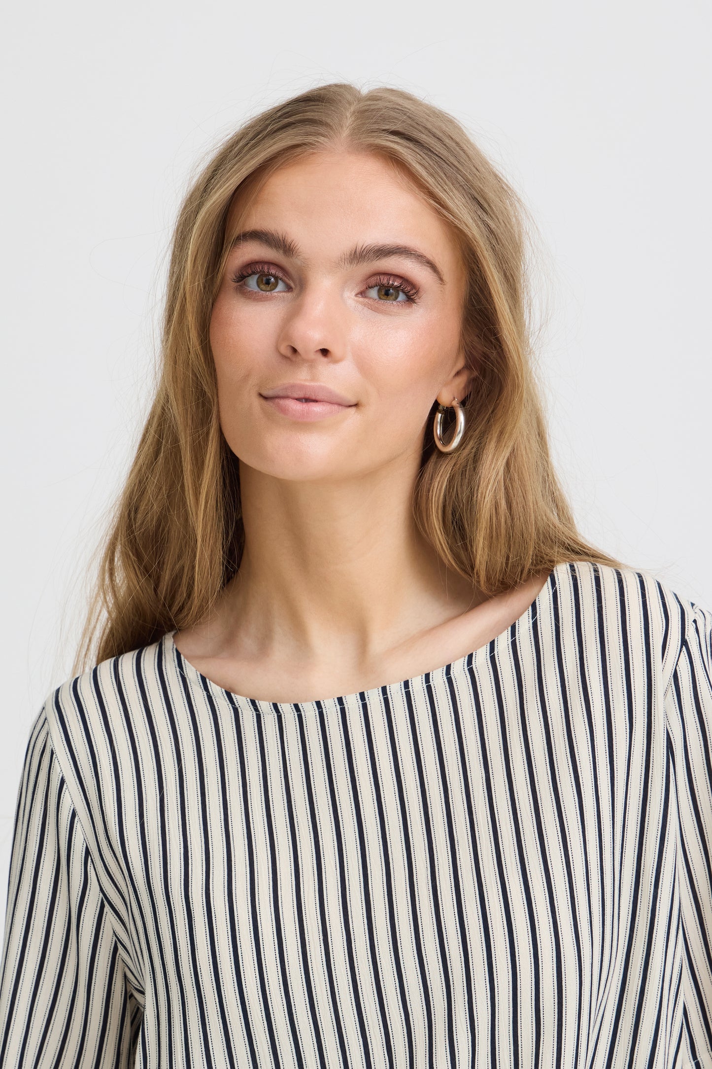 Ichi IHMarrakech Blouse Total Eclipse