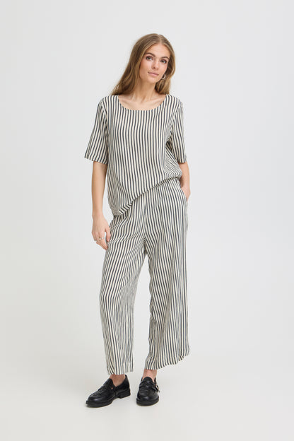 Ichi IHMarrakech Blouse Total Eclipse