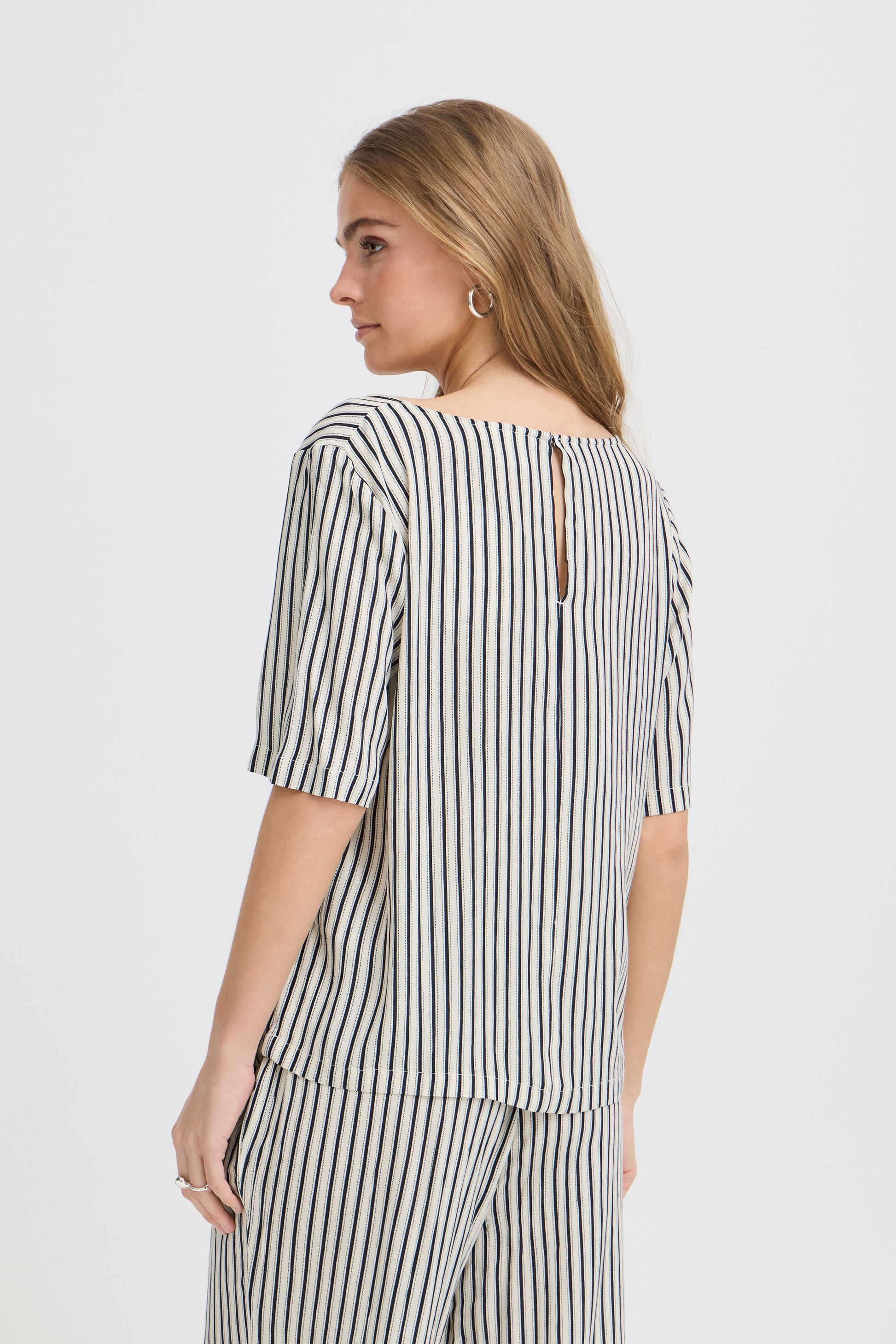Ichi IHMarrakech Blouse Total Eclipse
