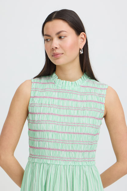 Ichi IHLocy Dress Green / Birch