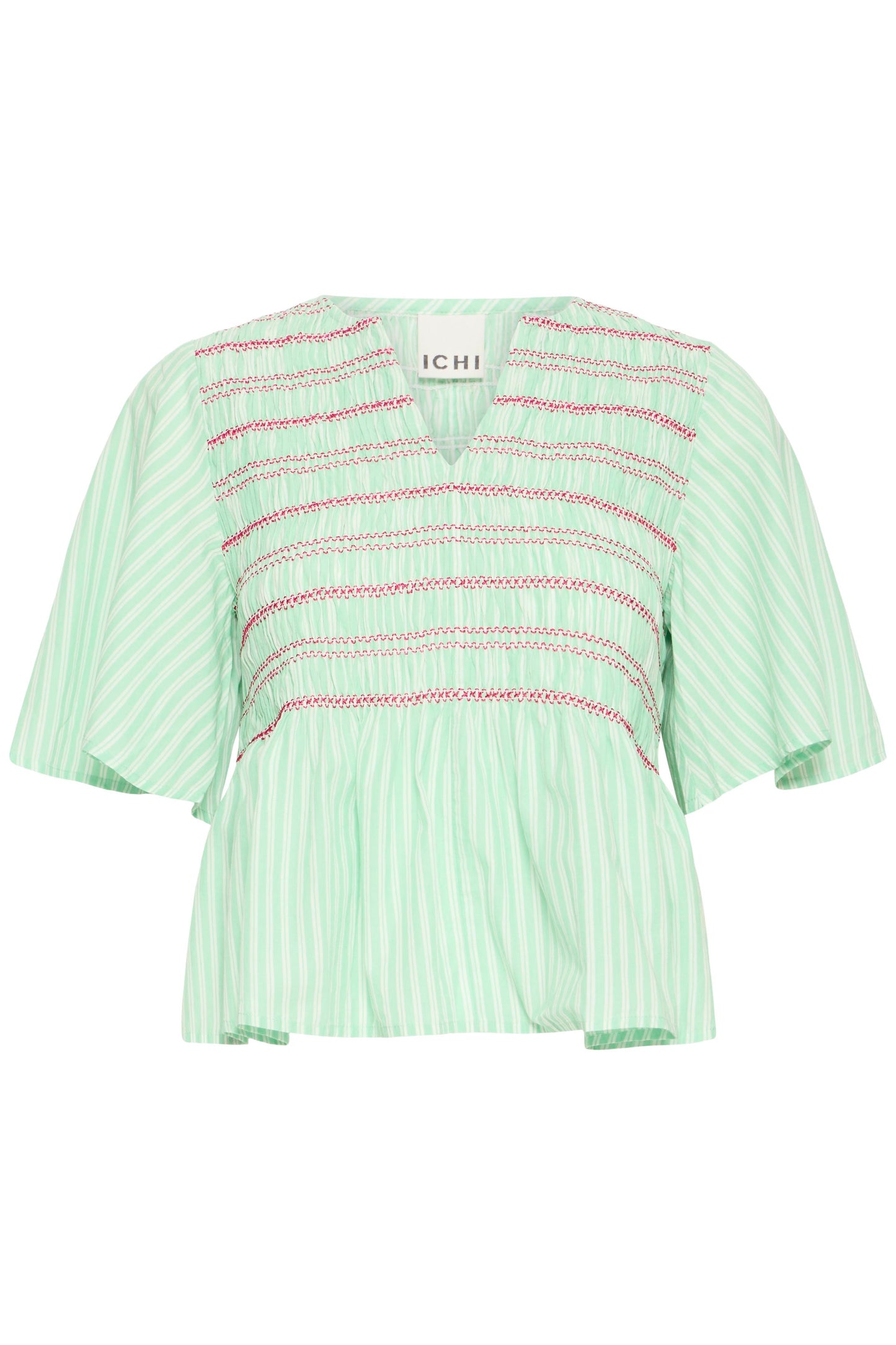 Ichi IHLocy Blouse Green / Birch