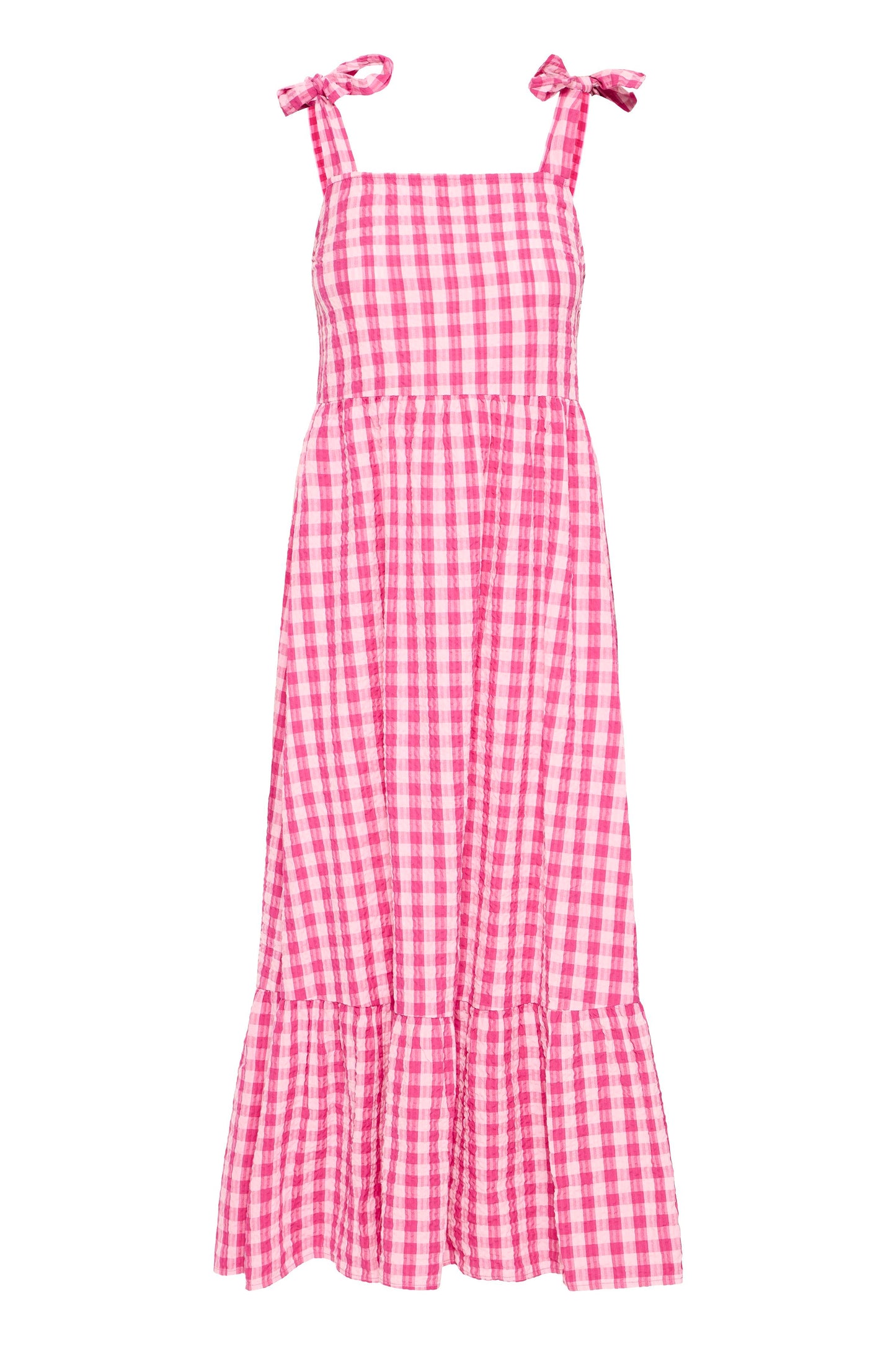 Ichi IHFelica Dress Berry / Pink Check