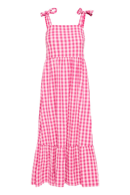 Ichi IHFelica Dress Berry / Pink Check