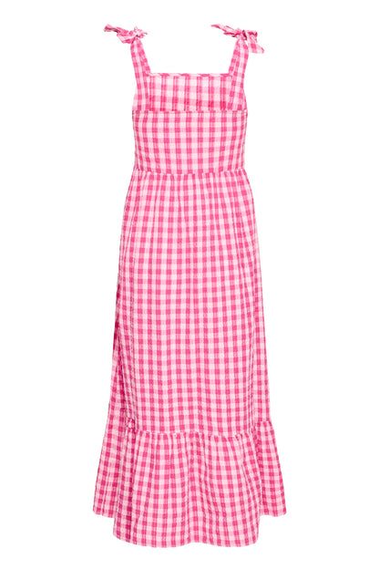 Ichi IHFelica Dress Berry / Pink Check