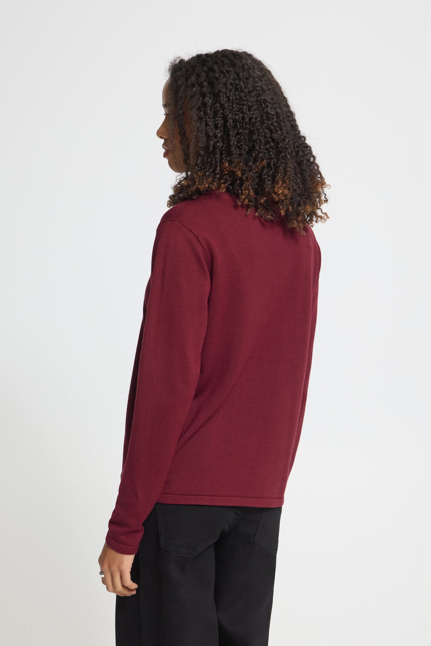 Ichi Luls O-Neck Pullover Rhododendron