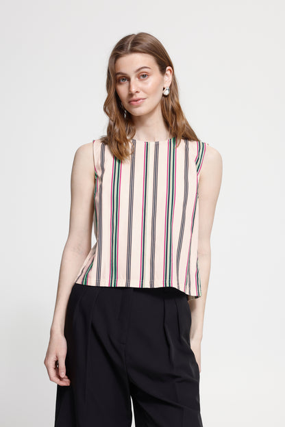 Ichi IHLeanna Blouse Multi Stripe