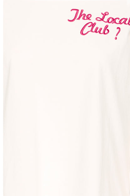 Ichi IHPaia T-shirt Cloud Dancer / Very Berry