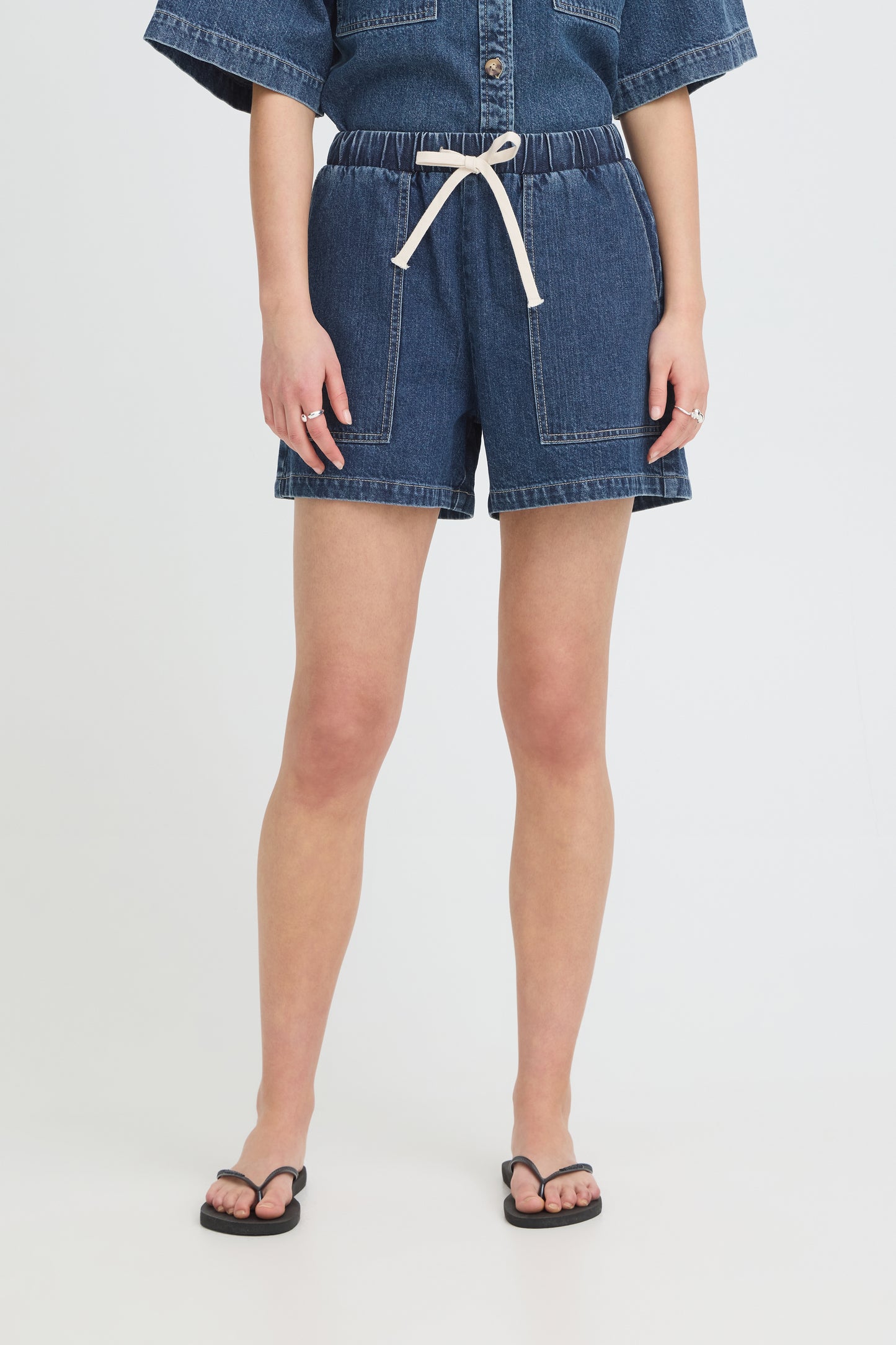 Ichi IHKamina Shorts Denim