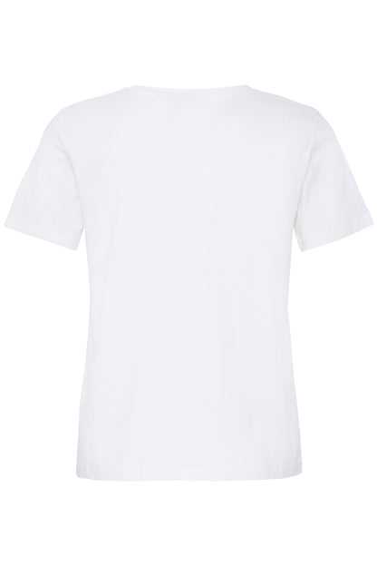 Ichi IHCaminna T-shirt Cloud Dancer / Green