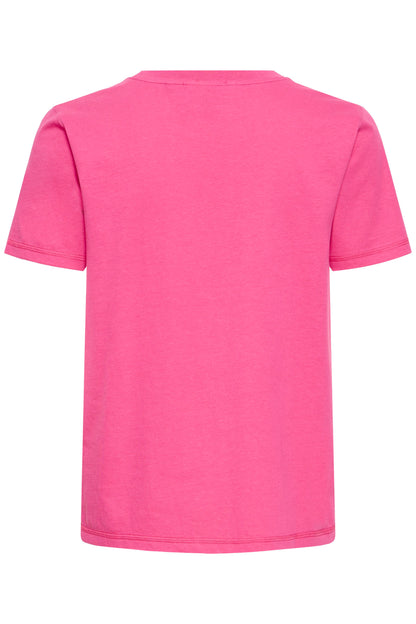 Ichi IHCaminna T-shirt Very Berry / Mellow Yellow