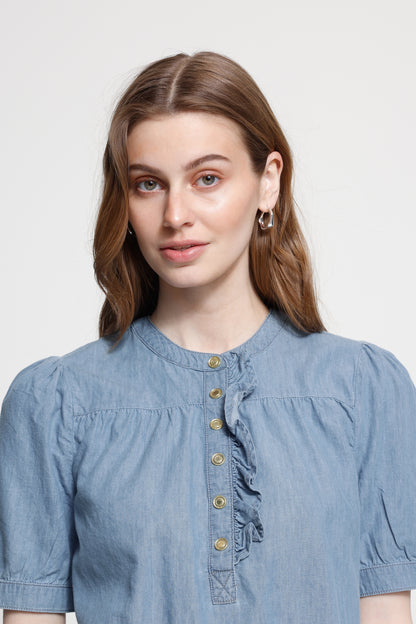 Ichi IHancey Blouse Blue