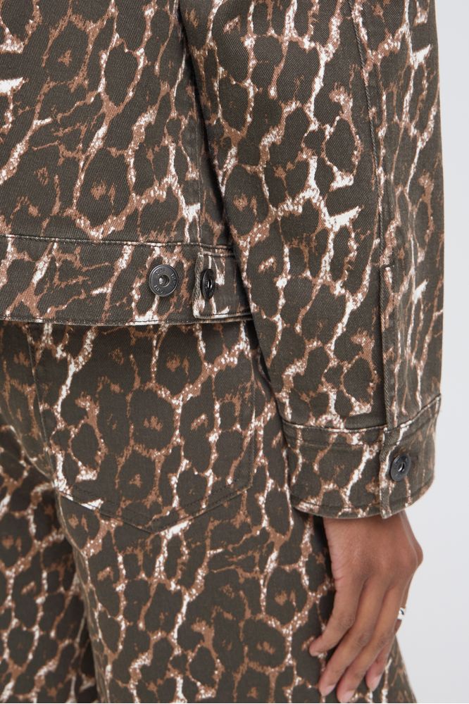 Ichi IHBrokes Jacket Leopard
