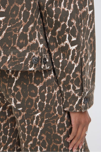 Ichi IHBrokes Jacket Leopard