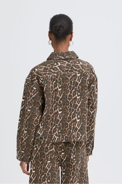 Ichi IHBrokes Jacket Leopard