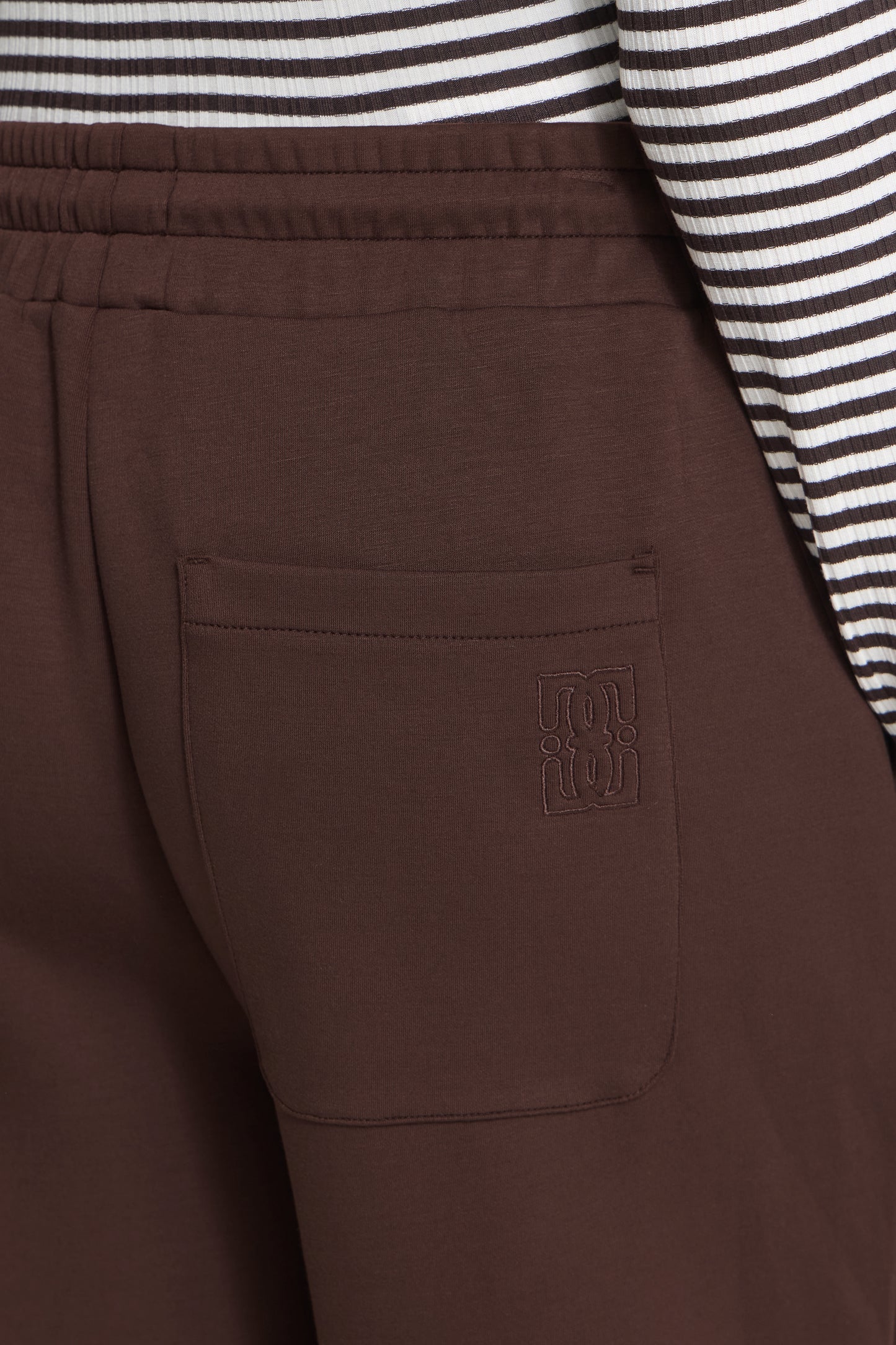 Ichi Cozy Trousers Chicory Coffee