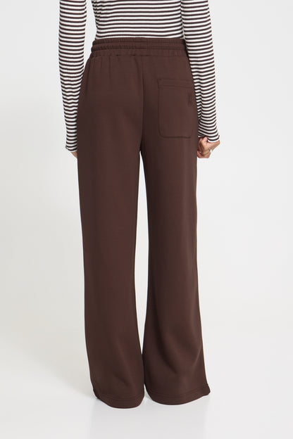 Ichi Cozy Trousers Chicory Coffee