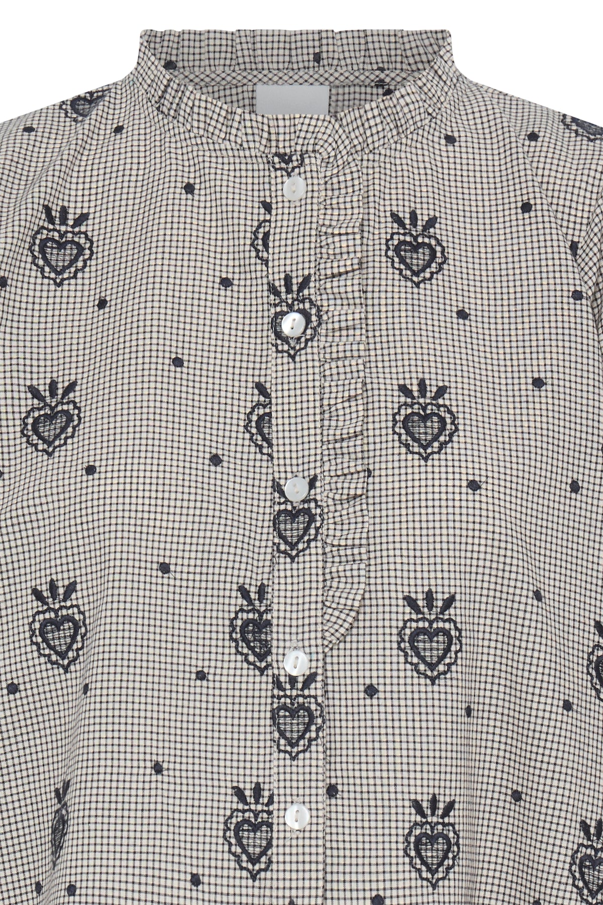Ichi Eloza Shirt Birch / Dark Blue