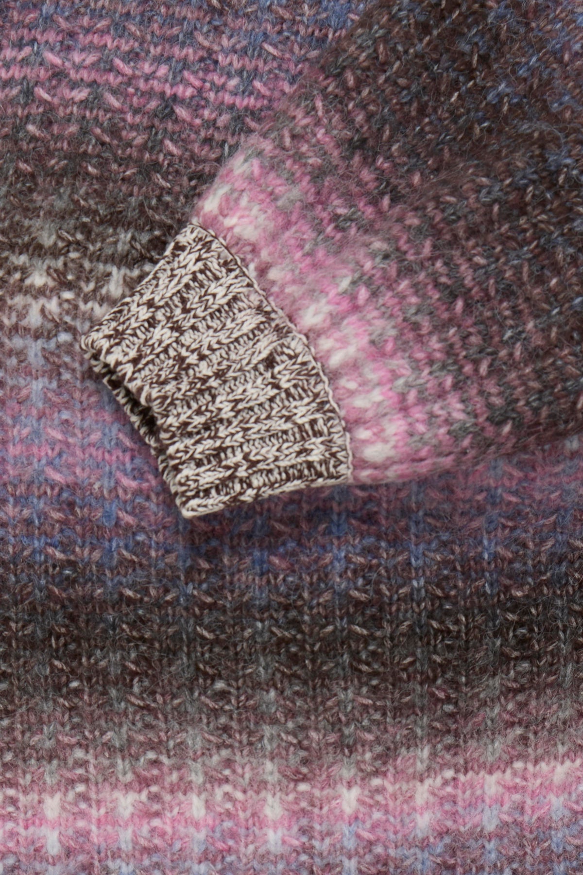 Ichi Dasunte Pullover Pink Blue