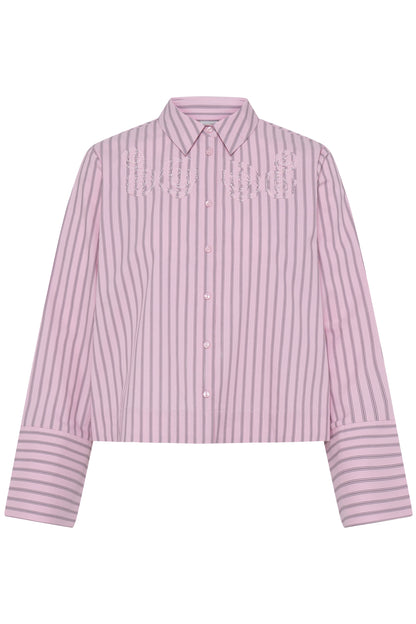 Ichi Joya Shirt Pink / Fudge Stripe