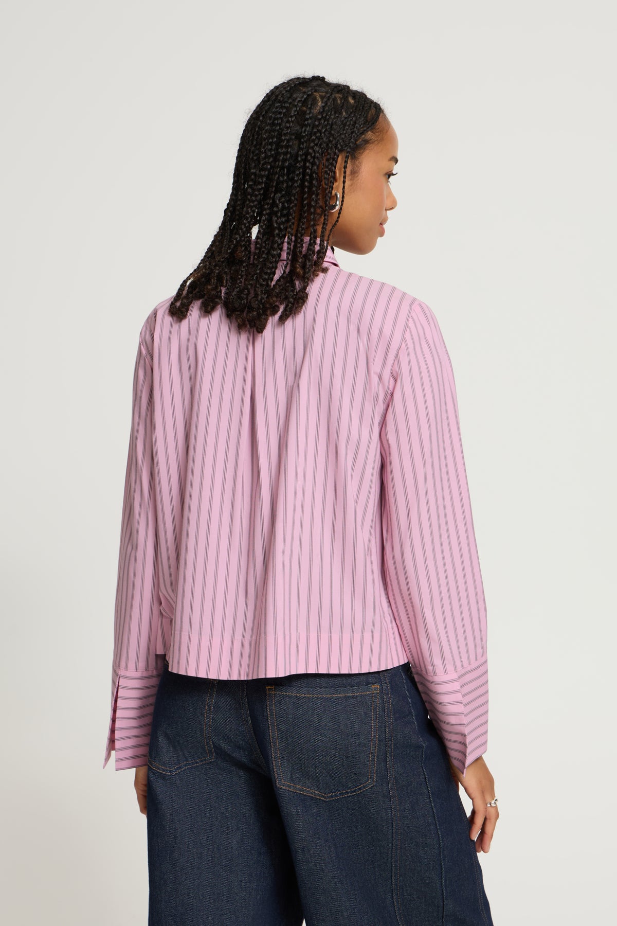 Ichi Joya Shirt Pink / Fudge Stripe