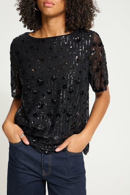 Ichi Malima Top Black