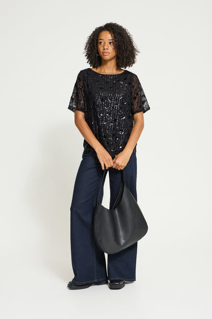 Ichi Malima Top Black