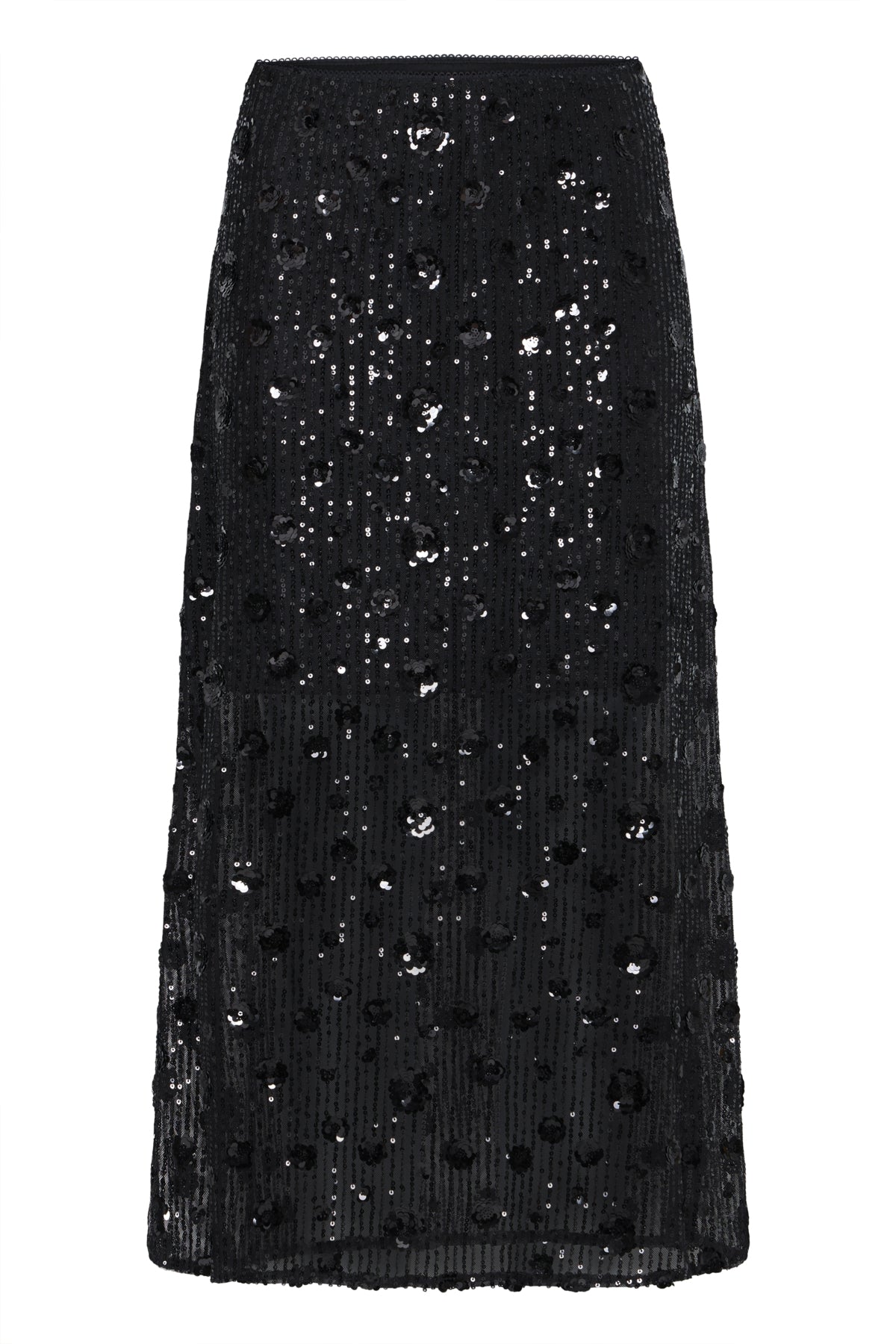 Ichi Malima Sk Skirt Black